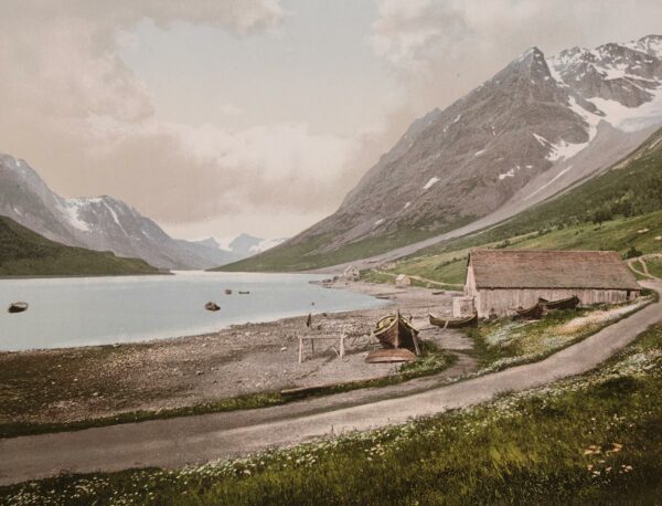 Kjosen i Ullsfjorden, ca. 1890–1900