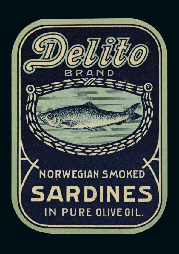 Norsk sardinetikett, Delito, 1914