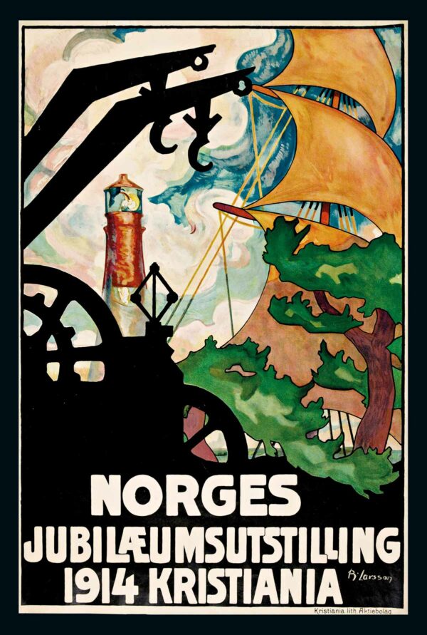 Kunstplakat av Brynjulf Larsson (1881–1920)