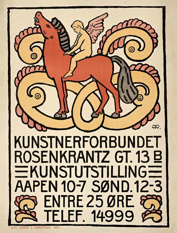Kunstplakat av Oluf Wold-Torne (1867–1919)