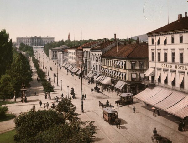 Karl Johans gate, ca. 1890–1900