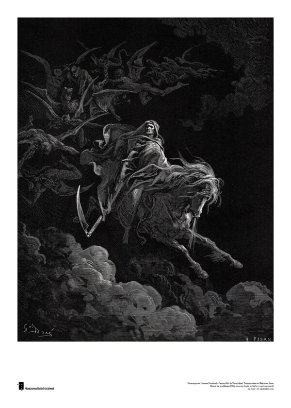 Gustave Doré: «Den fjerde rytter: Døden»
